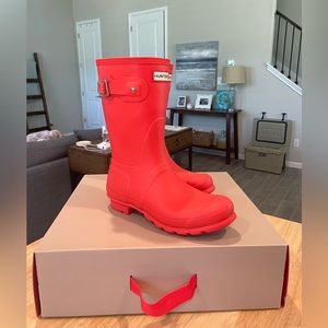 Hunter Women’s Original Short Boots Size 8